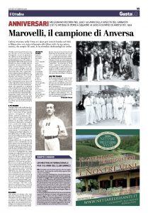 Marovelli il campione di Anversa