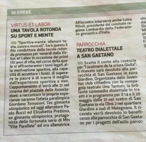 Una tavola rotonda su sport e mente